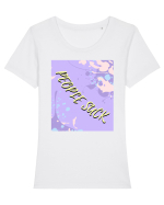 people suck2 Tricou mânecă scurtă guler larg fitted Damă Expresser