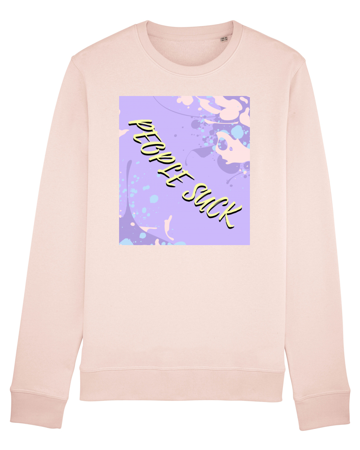 Bluză mânecă lungă Unisex Rise Candy Pink