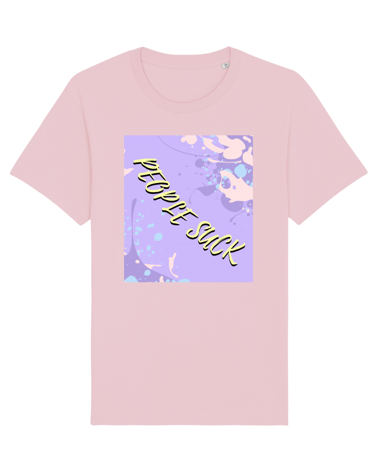 Tricou mânecă scurtă Unisex Rocker Cotton Pink