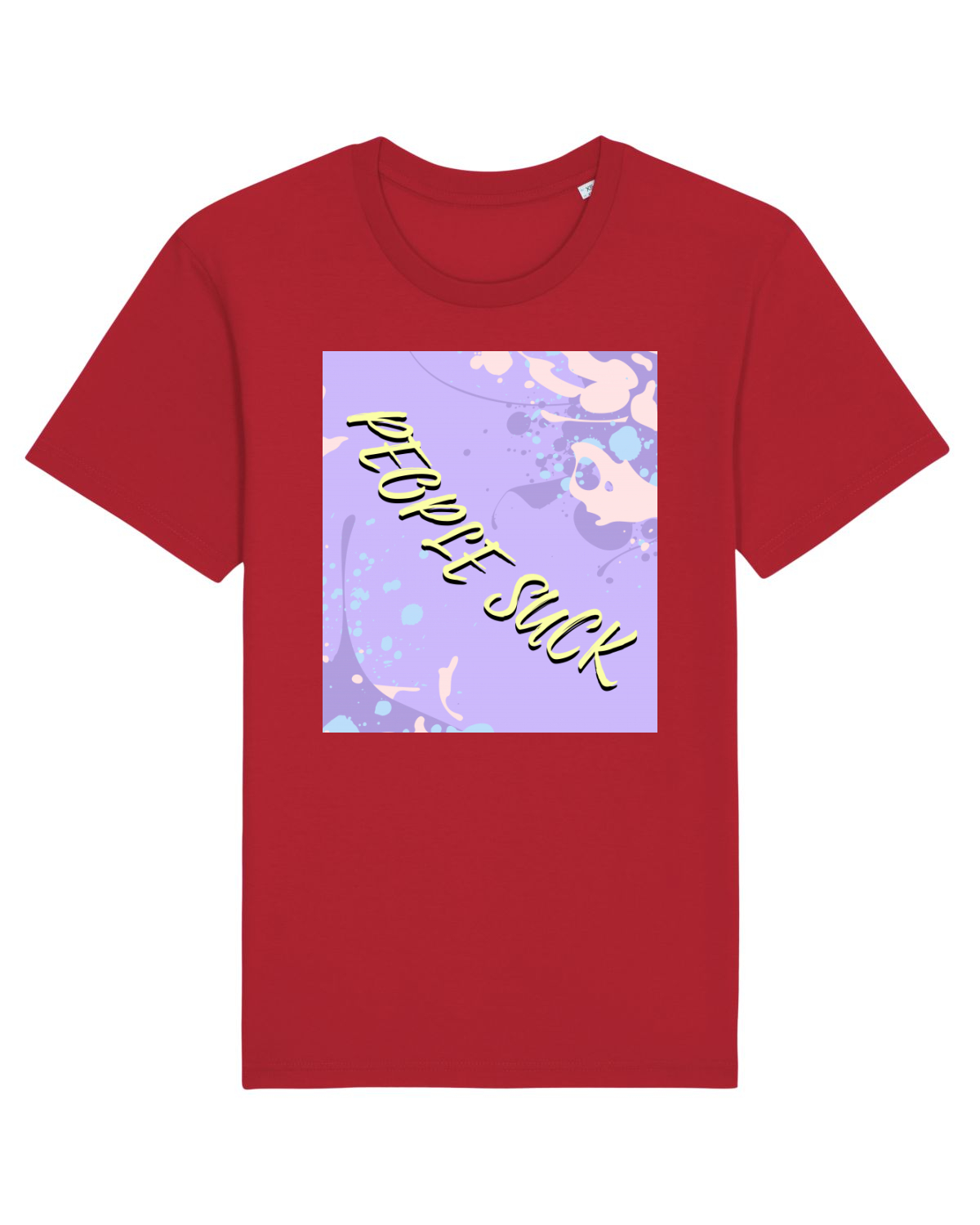 Tricou mânecă scurtă Unisex Rocker Red