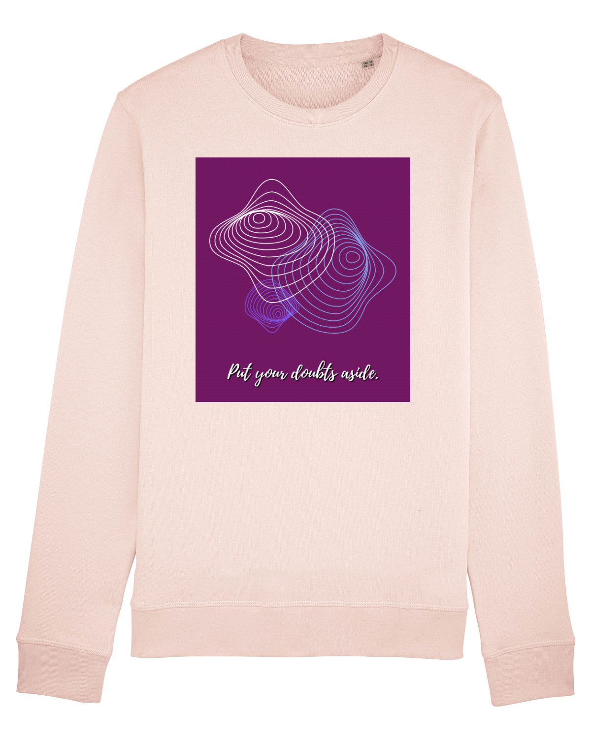 Bluză mânecă lungă Unisex Rise Candy Pink