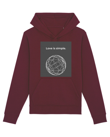 love is simple3 Burgundy