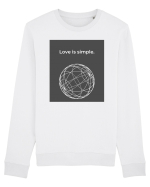 love is simple3 Bluză mânecă lungă Unisex Rise