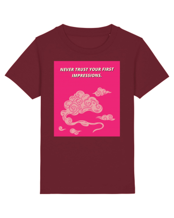 never trust your first impressions4 Burgundy