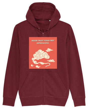 never trust your first impressions5 Burgundy
