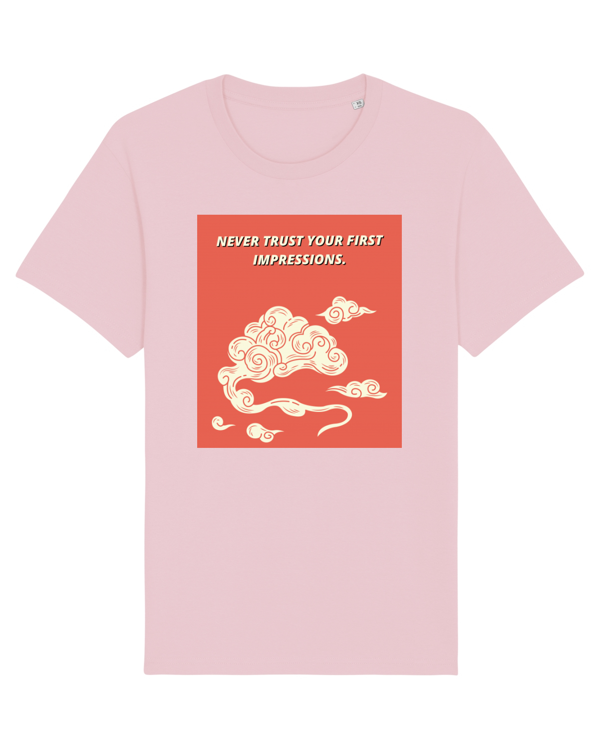 Tricou mânecă scurtă Unisex Rocker Cotton Pink