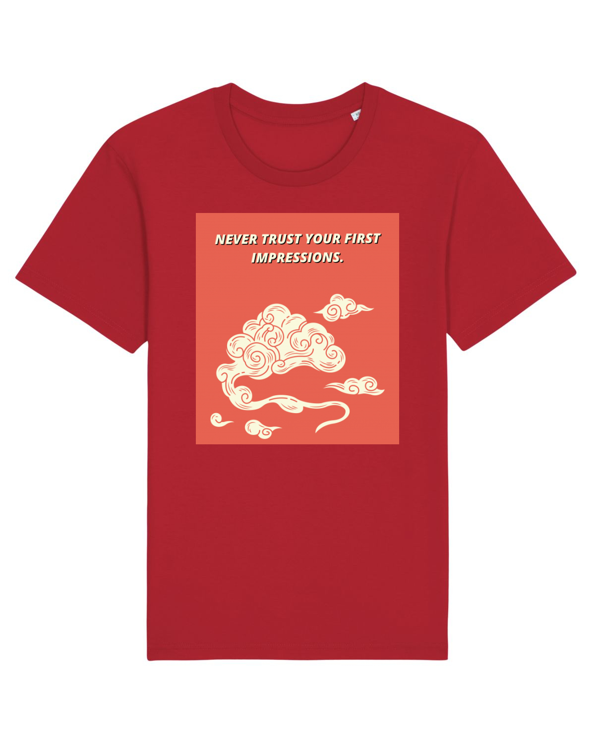 Tricou mânecă scurtă Unisex Rocker Red