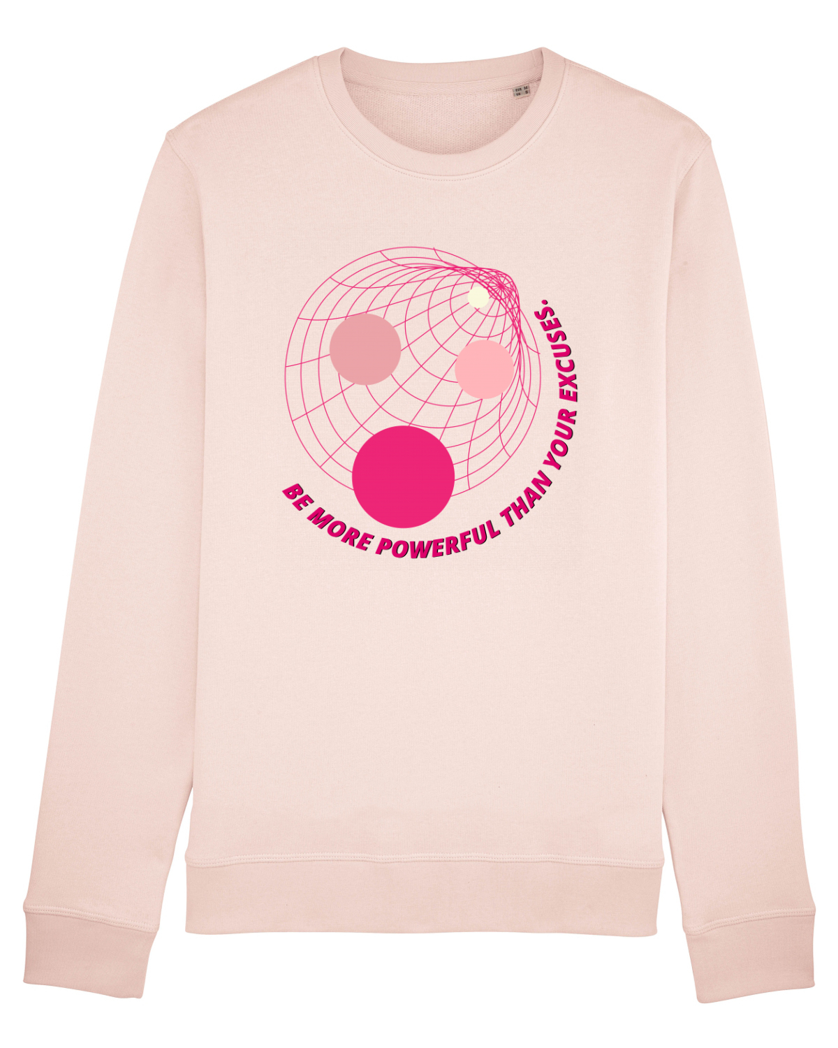 Bluză mânecă lungă Unisex Rise Candy Pink