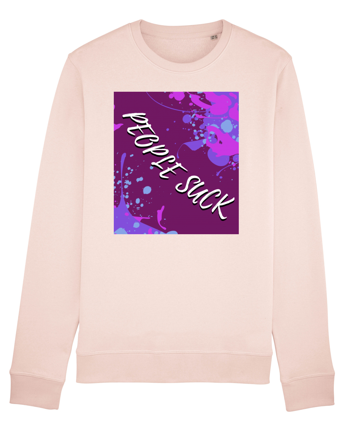 Bluză mânecă lungă Unisex Rise Candy Pink
