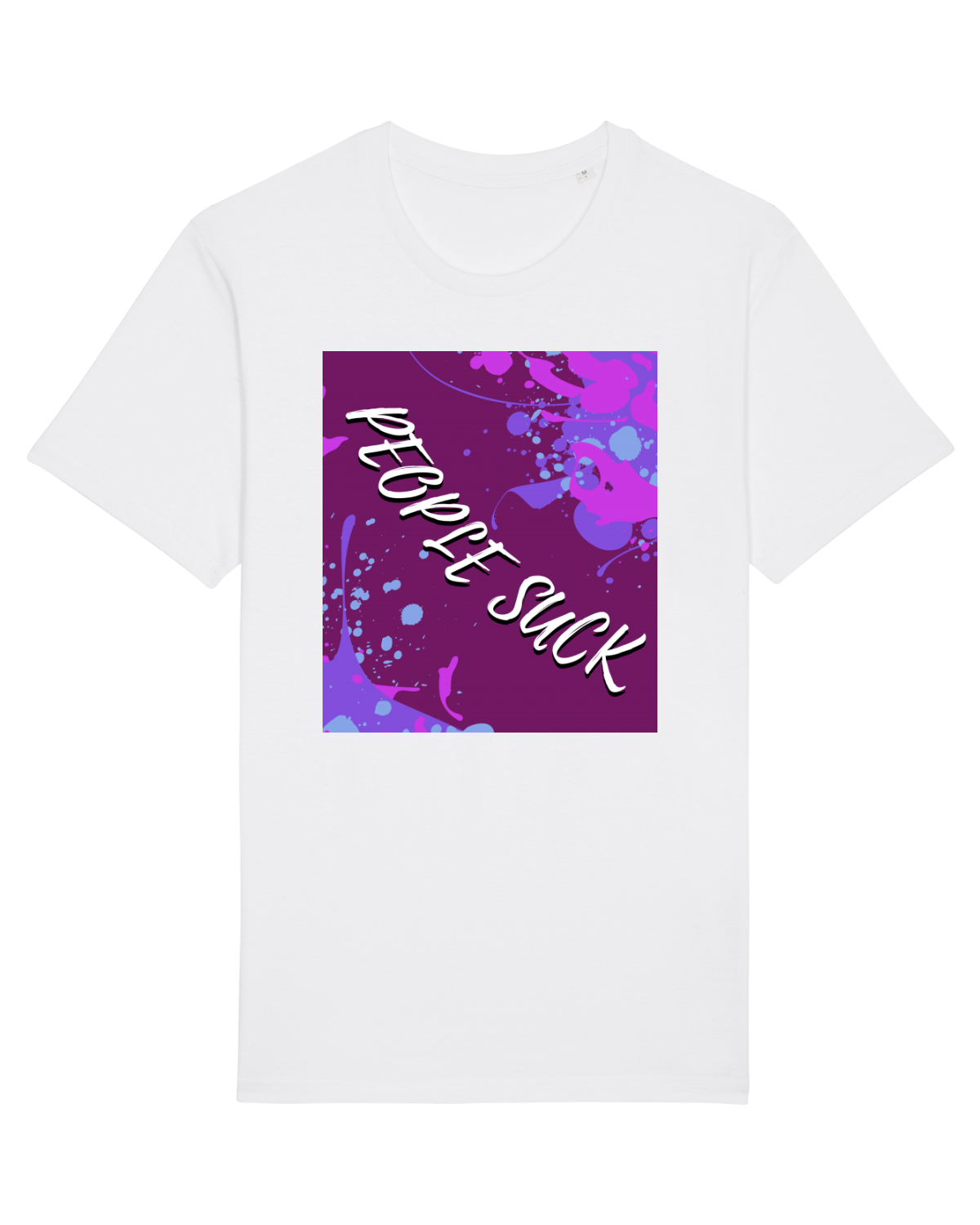 Tricou mânecă scurtă Unisex Rocker White
