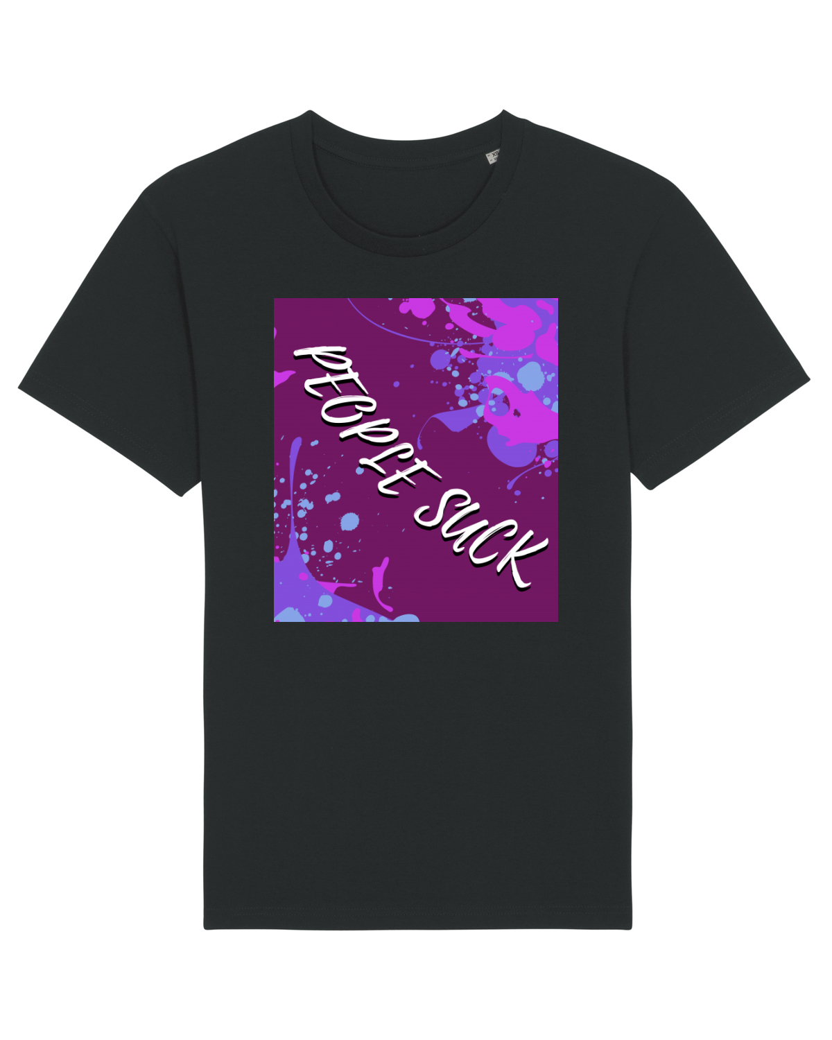 Tricou mânecă scurtă Unisex Rocker Black
