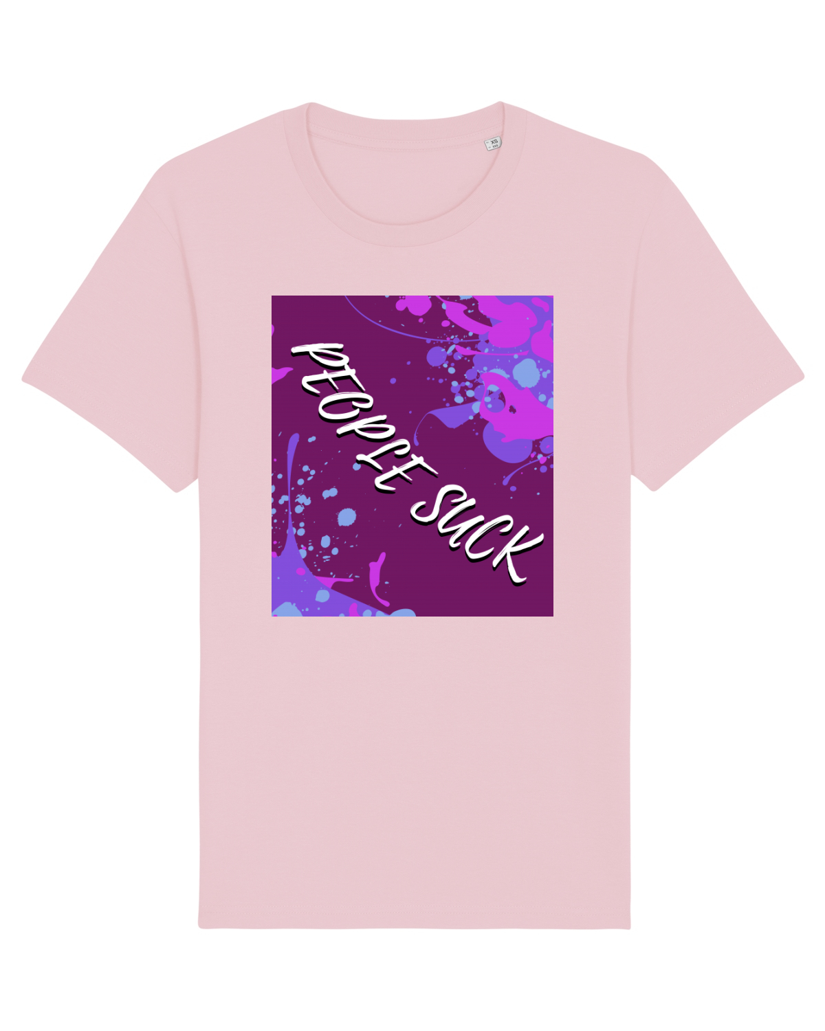 Tricou mânecă scurtă Unisex Rocker Cotton Pink