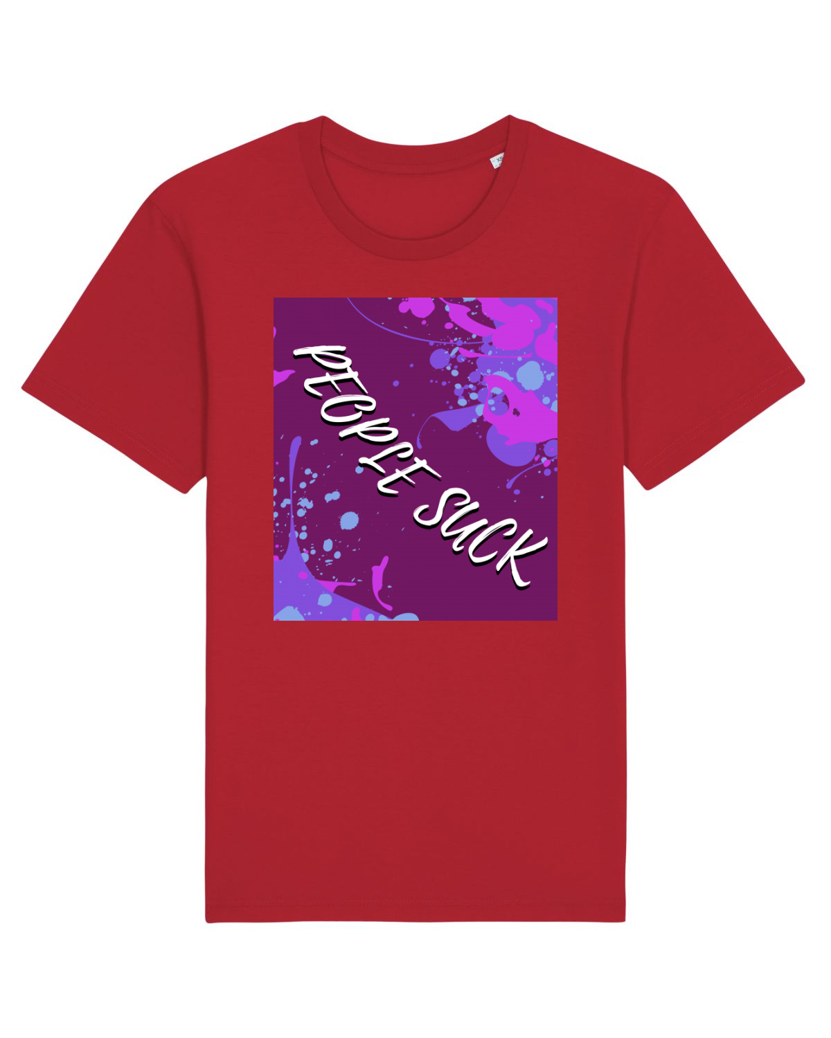 Tricou mânecă scurtă Unisex Rocker Red