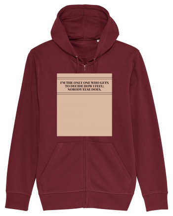 i m the only one Burgundy