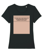 i m the only one Tricou mânecă scurtă guler larg fitted Damă Expresser