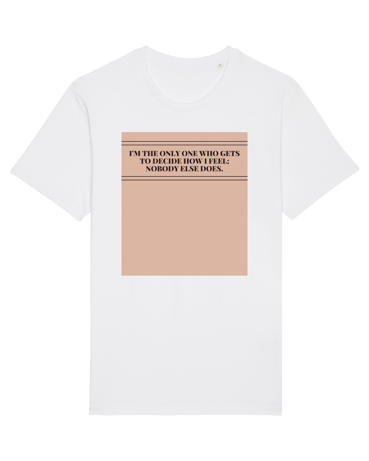 Tricou mânecă scurtă Unisex Rocker White