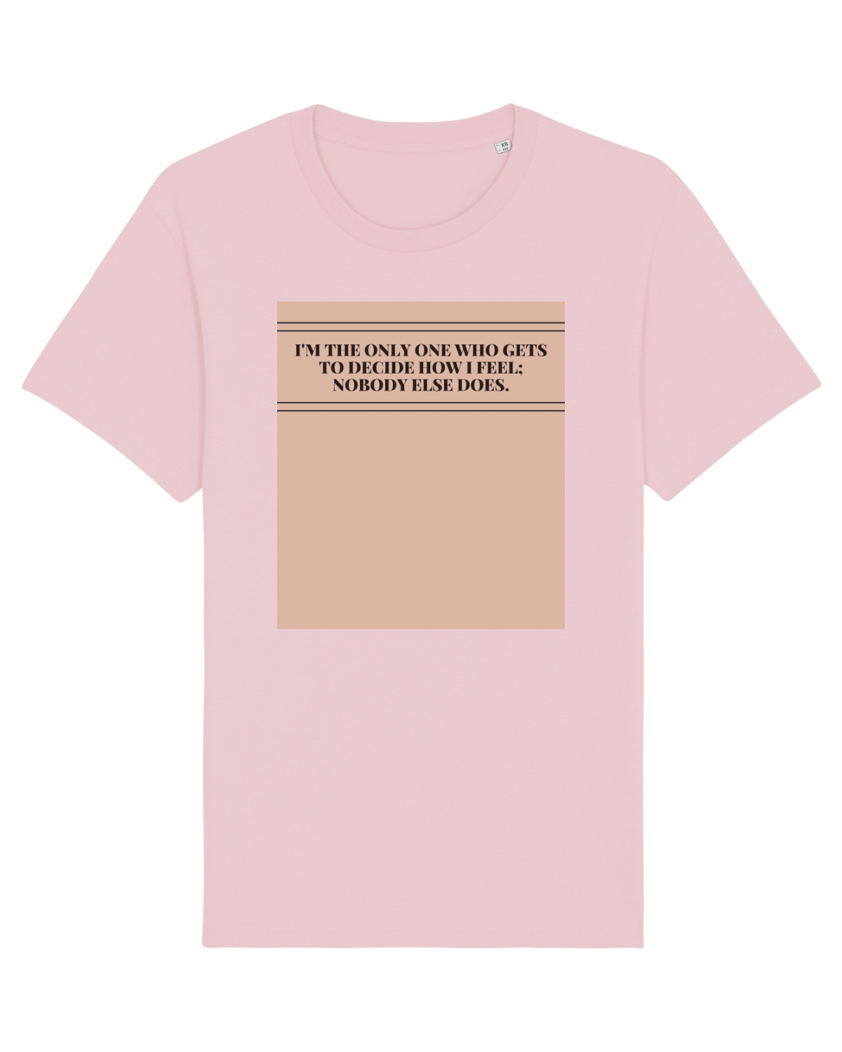 Tricou mânecă scurtă Unisex Rocker Cotton Pink