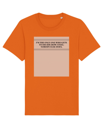 i m the only one Bright Orange