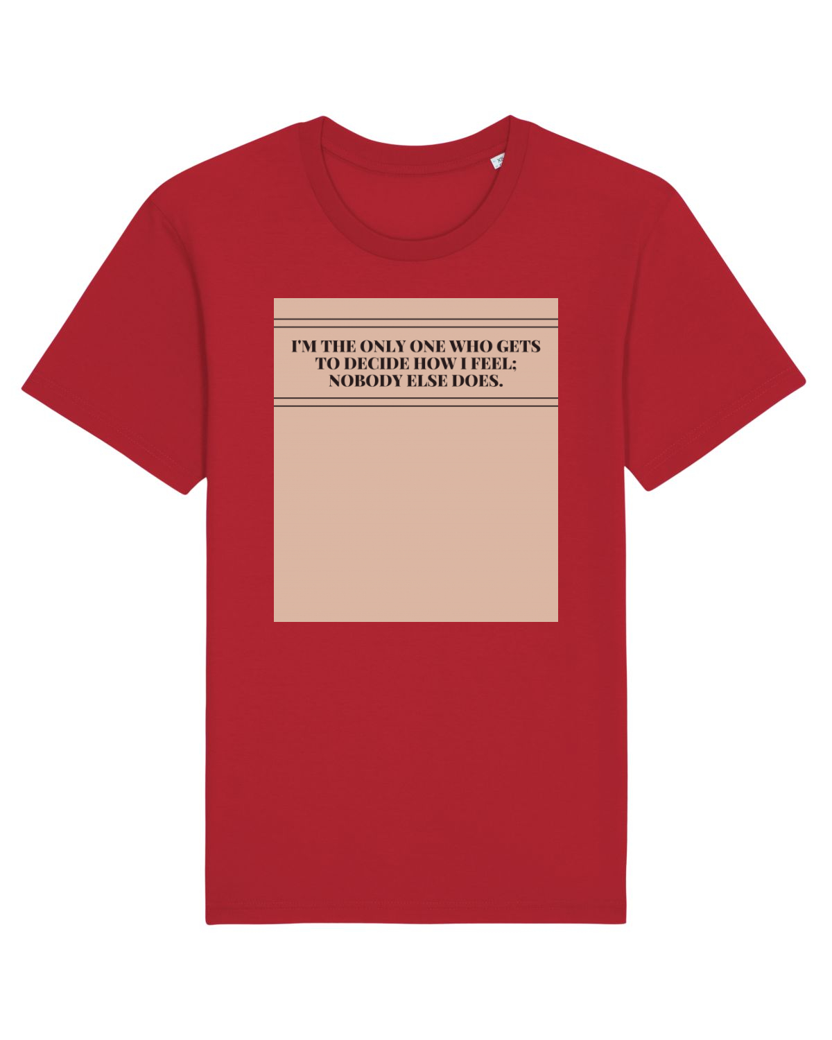 Tricou mânecă scurtă Unisex Rocker Red