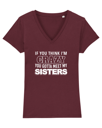 Crazy Sister Burgundy
