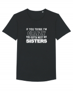 Crazy Sister Tricou mânecă scurtă guler larg Bărbat Skater