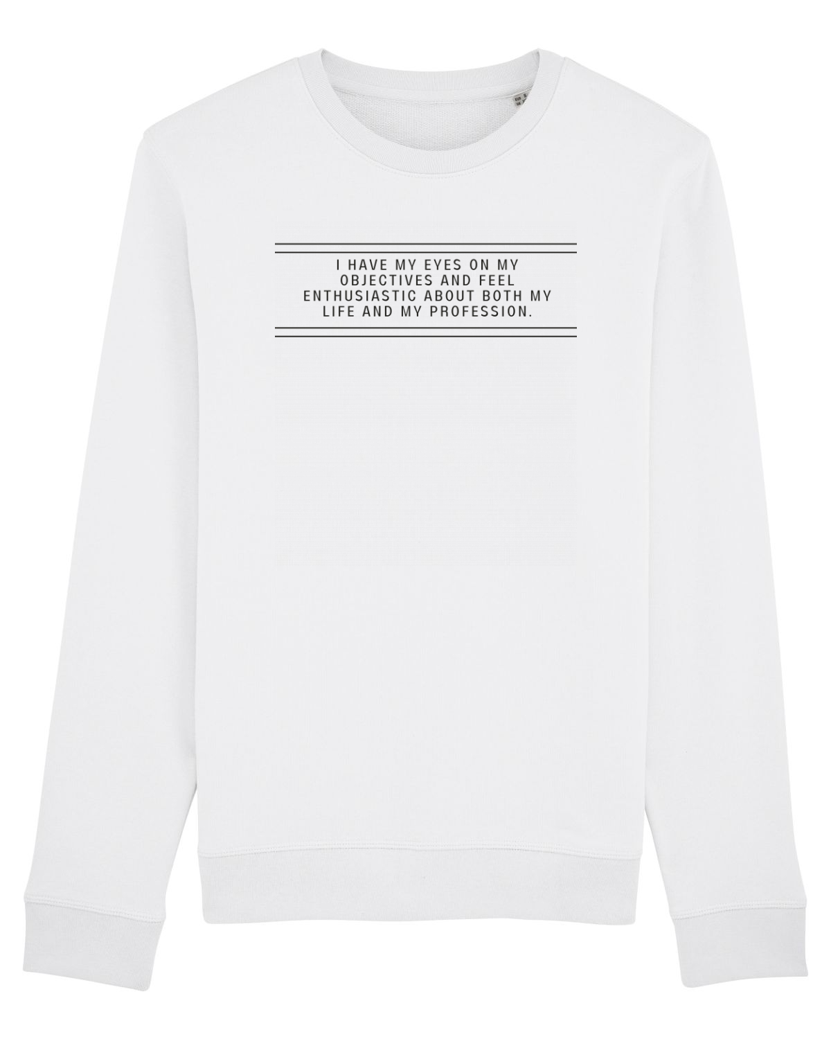 Bluză mânecă lungă Unisex Rise White