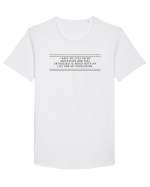 i have my eyes on my objectives Tricou mânecă scurtă guler larg Bărbat Skater