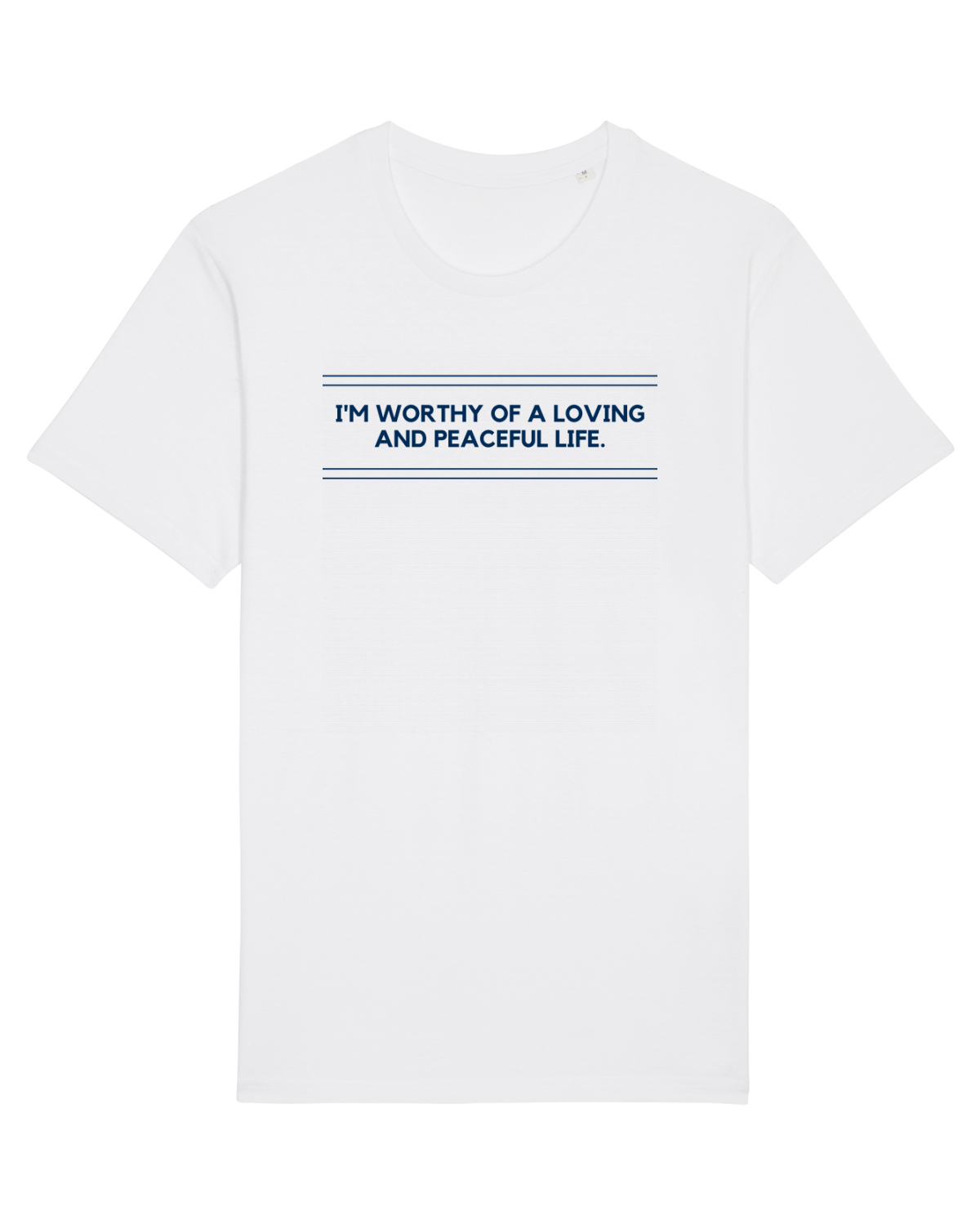 Tricou mânecă scurtă Unisex Rocker White