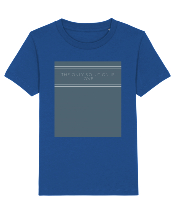 the only solution is love Majorelle Blue