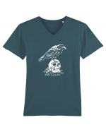 Send a raven Tricou mânecă scurtă guler V Bărbat Presenter