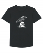 Send a raven Tricou mânecă scurtă guler larg Bărbat Skater