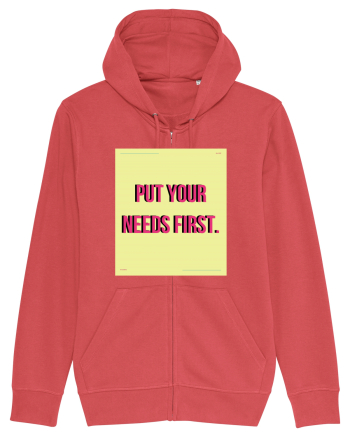 put your needs first6 Carmine Red