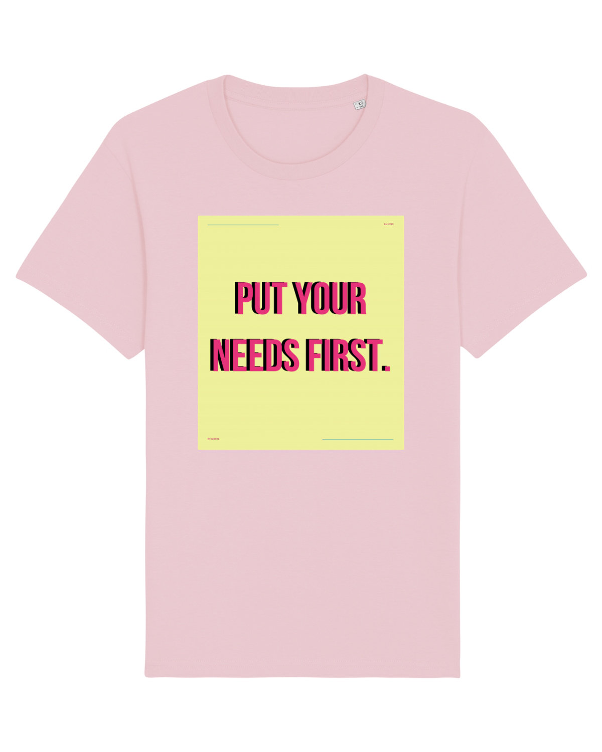 Tricou mânecă scurtă Unisex Rocker Cotton Pink
