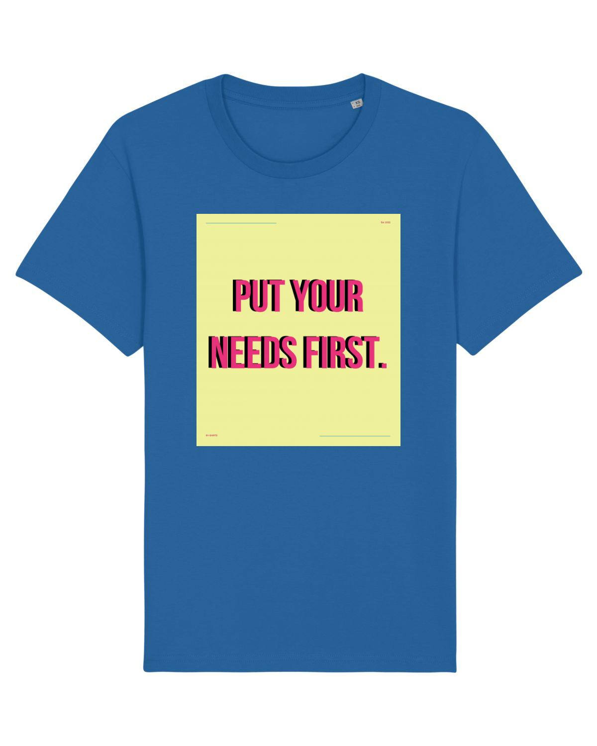 Tricou mânecă scurtă Unisex Rocker Royal Blue