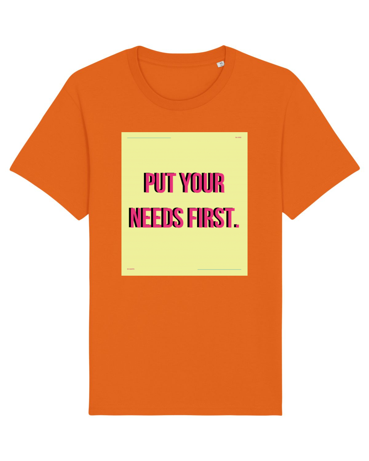 Tricou mânecă scurtă Unisex Rocker Bright Orange