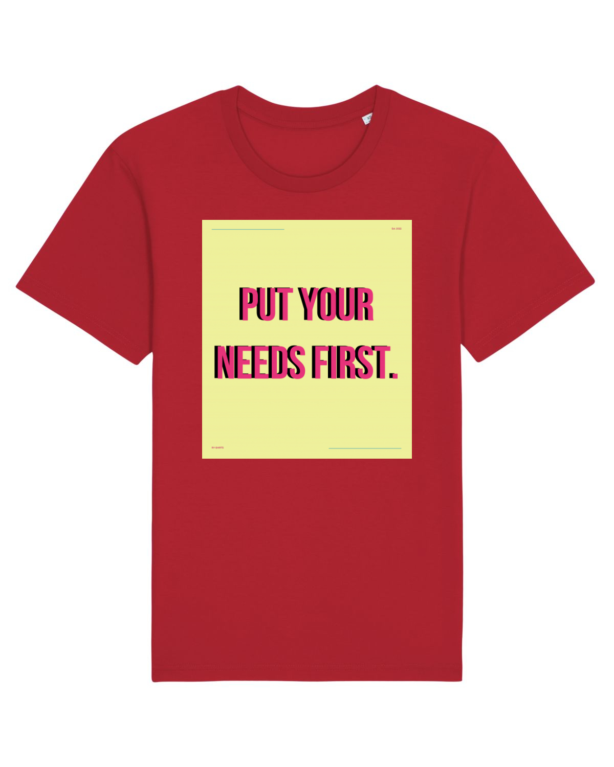 Tricou mânecă scurtă Unisex Rocker Red