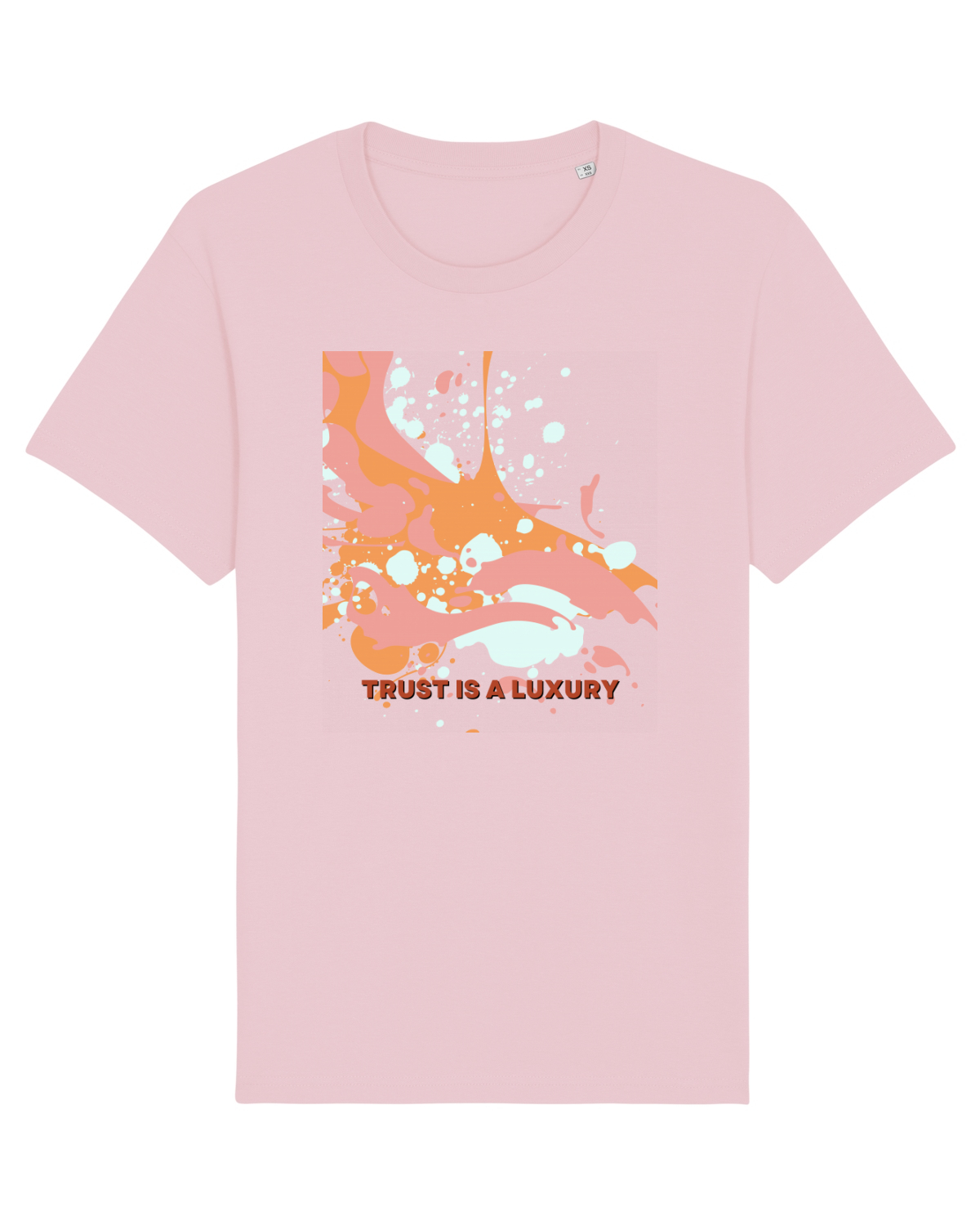 Tricou mânecă scurtă Unisex Rocker Cotton Pink