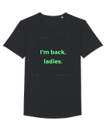 i m back ladies5 Tricou mânecă scurtă guler larg Bărbat Skater