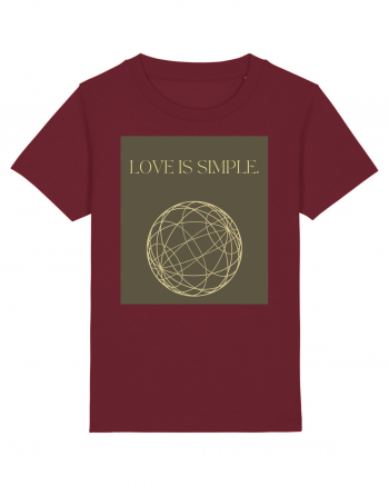 love is simple4 Burgundy