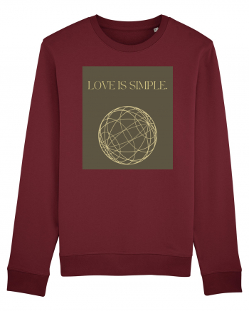 love is simple4 Burgundy