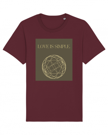 love is simple4 Burgundy