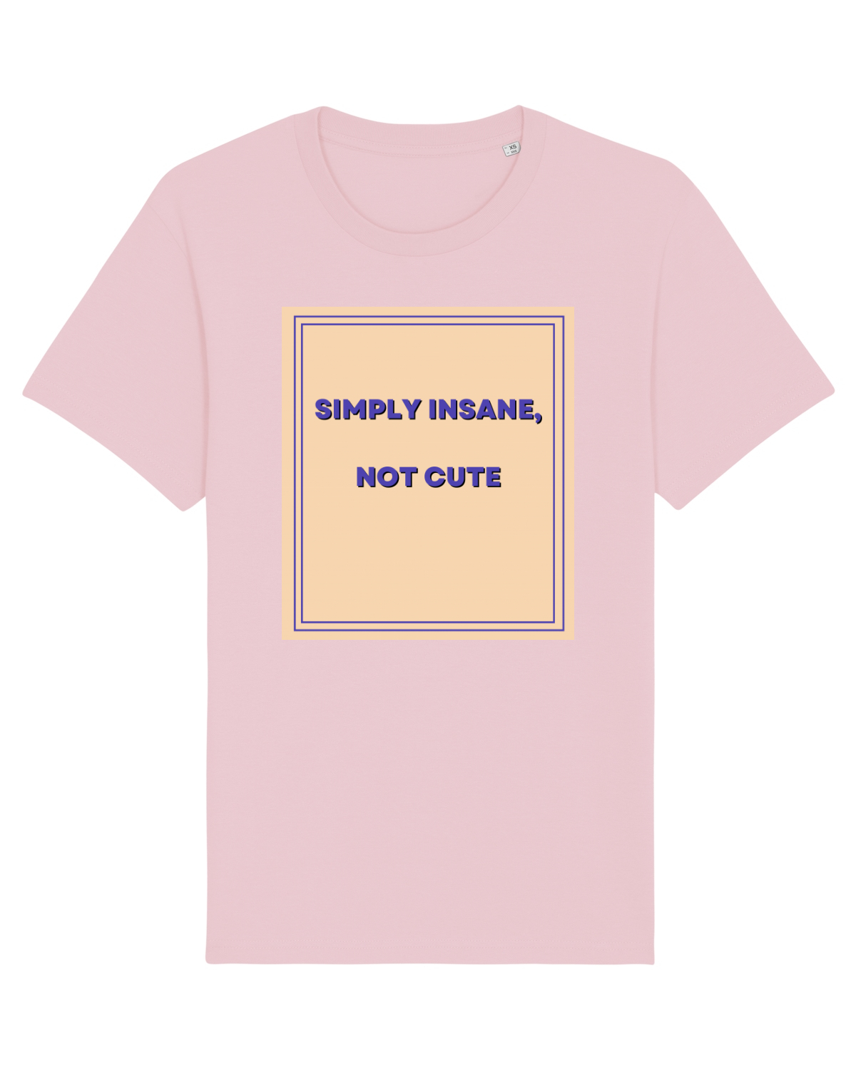 Tricou mânecă scurtă Unisex Rocker Cotton Pink