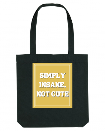 simply insane not cute8 Black