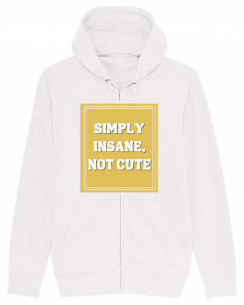 simply insane not cute8 White