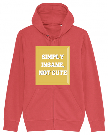 simply insane not cute8 Carmine Red