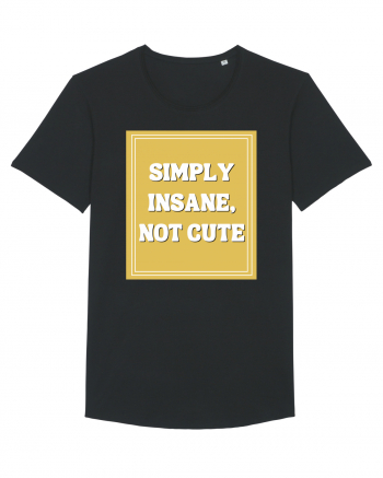 simply insane not cute8 Black