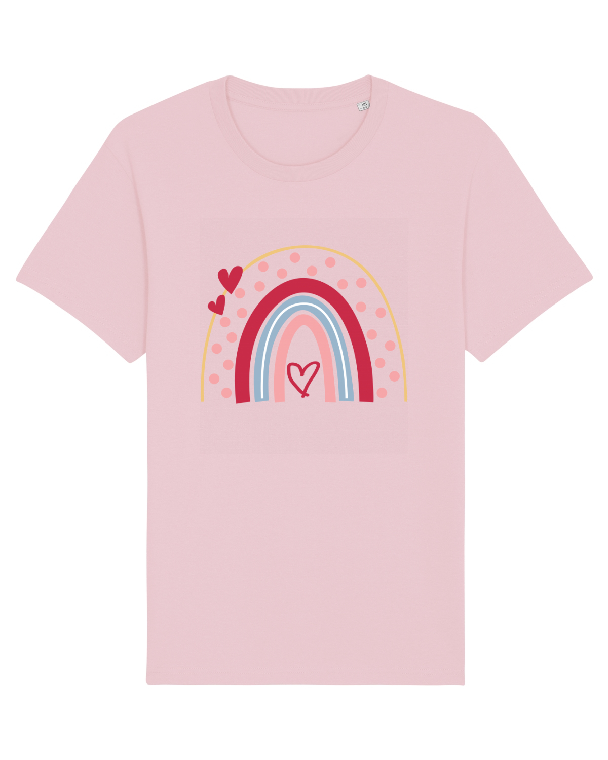 Tricou mânecă scurtă Unisex Rocker Cotton Pink