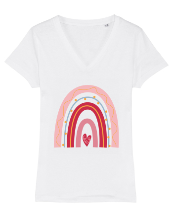 Valentine Rainbow  White