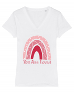 You Are Loved Tricou mânecă scurtă guler V Damă Evoker