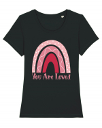 You Are Loved Tricou mânecă scurtă guler larg fitted Damă Expresser